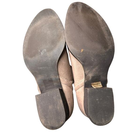 Jeffrey Campbell Muskrat Lo Caramel Suede Booties Women Sz 8 Boho Festival Rodeo - Picture 3 of 16